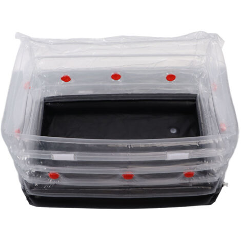 Mushroom Monotub Kit Home Inflatable Mushroom Grow Kit Save Your Mushroom Grow Bags Easy Storage Large Square (1/5)