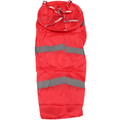 Windsock Lightweight Strong Polyester Wind Direction Measurement Sock Bag for Outdoor Farm Industry Red 100cm Reflective Style (1/5)