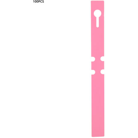 GROOFOO-100 pcs Plastic Waterproof Flower Plant Seed Name Tag Label Marker (Pink) (1/5)