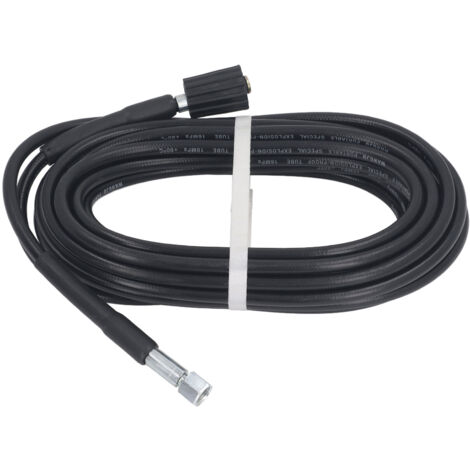 10m High Pressure Washer Hose PVC Rubber Explosion Proof Pipe Flexible Water Tube for Car Cleaning M22x1.5mm‑14mm Concave Brim Type (1/5)