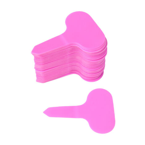100pcs Garden Tags Plastic Plant T Shape Tags Markers Nursery Garden Labels Ornaments Garder De (1/5)