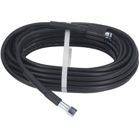 10m High Pressure Washer Hose PVC Rubber Explosion Proof Pipe Flexible Water Tube for Car Cleaning M22x1.5mm‑14mm Convex Brim Type (1/5)