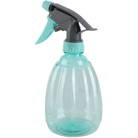 Spray Bottle Plastic 500ml Adjustable Nozzle Trigger Handle Water Spray Bottle for Watering Plants Green (1/5)