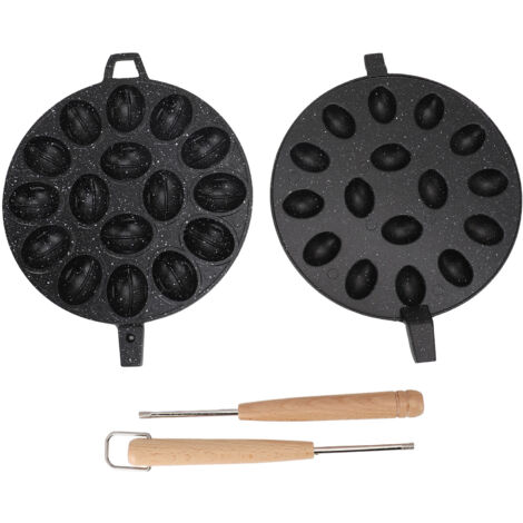 Cookie Moulding 16 Hole Non Stick Oval Shaped Cookie Moulding Maker for Home Bakery Style 1 (1/5)