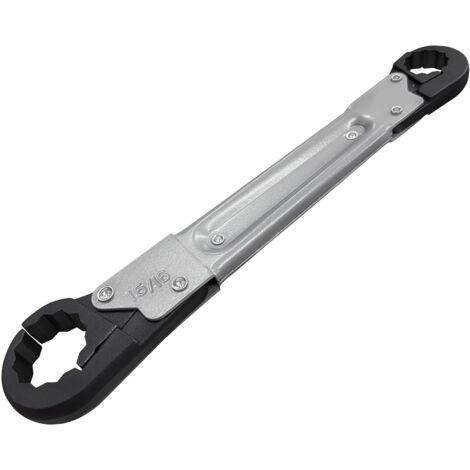 Angle Stop Wrench 15/16in 5/8in Professional Double Ended Plumber Spanner Plumbing Tool for Bathroom Kitchen (1/5)