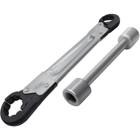 Angle Stop Wrench Set Professional Ni Plated Steel Plumbing Wrench Angle Stop Removal Tool (1/5)