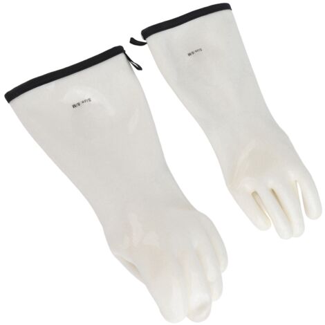 Silicone Oven Mitts 350℃ Heat Proof Anti Stick Long BBQ Kitchen Gloves for Baking Cooking-M (1/5)