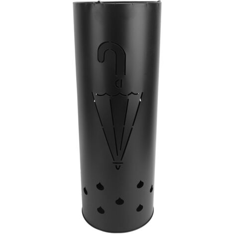 Umbrella Stand Rack Stable Anti Rollover Round Iron Metal Umbrella Holder for Home Entryway Doorway Style 1