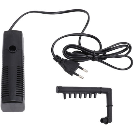 Submersible Pump 5W 119GPH 2.6ft High Lift IP68 Super Quiet Small Fountain Pump with Nozzle for Aquarium Pond Fish Tank EU Plug 220‑240V