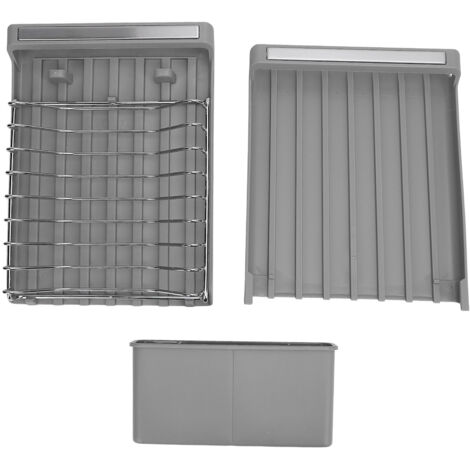 Adjustable Dish Rack Kitchen Counter Stretchable Fork Chopsticks Utensils Sink Storage Rack Drying Supplies