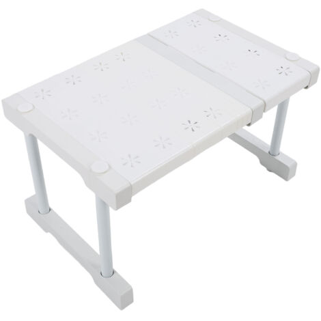 Expandable Closet Shelf Organizer Storage Rack DIY Divider Separator for Cabinet Wardrobe Cupboard Bathroom Full Coverage 24cm Width 32cm Height Length 27-38cm