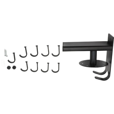 Utensil Hooks 360 Degree Rotatable Kitchen Utensil Rack Hangers Hooks Wall Mounted with 8 Hooks for Kitchen Bathroom Space Aluminum Retractable (1/5)