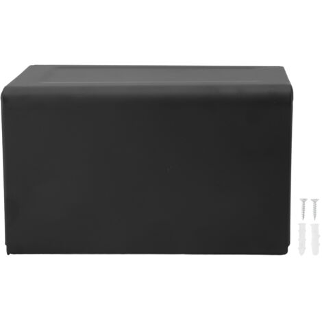 Toilet Paper Holder with Shelf Space Aluminum Waterproof Wall Mounted Tissue Roll Holder Box for Bathroom Kitchen Black (1/5)