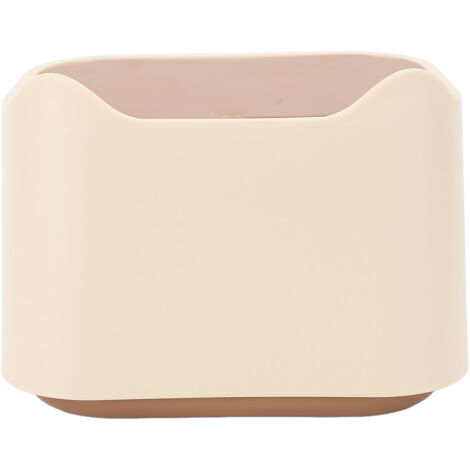 Cat Litter Trash Can with Press Type Lid Enclosed Design Compact Multipurpose Cat Waste Trash Can for Home (1/5)