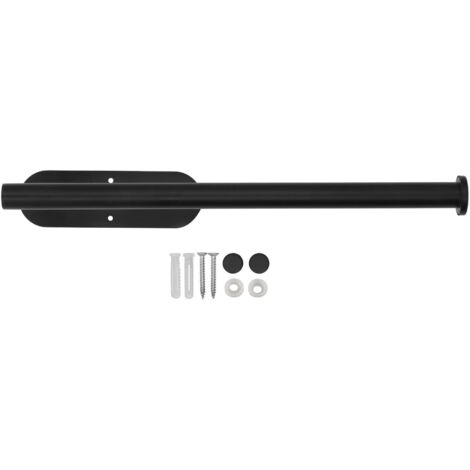 Roll Paper Towel Holders Stainless Steel Under Cabinet Paper Towel Hanging Rack Balck Paper Holder for Bathroom Kitchen (1/5)