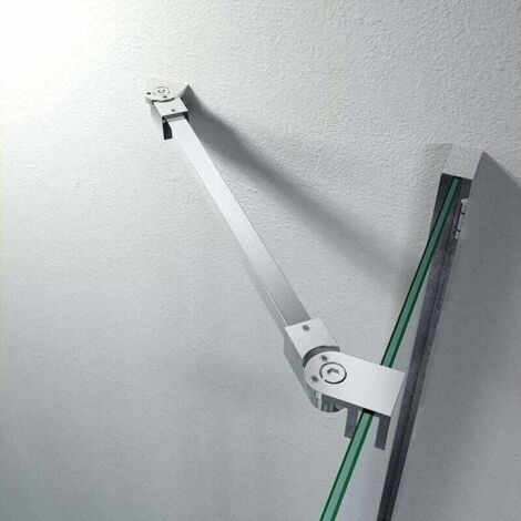 EMKE Adjustable Shower Screen Bar 700-1200mm | Stainless Steel Support For Wet Rooms & Walk-in Showers