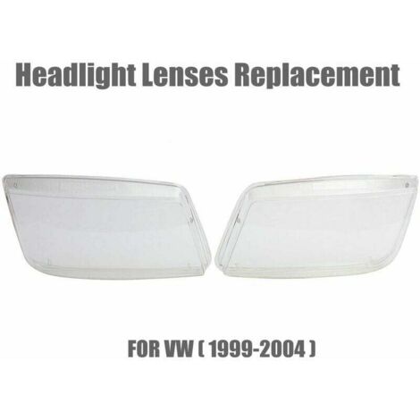 GROOFOO-2X Cover Shell HEADLIGHT LAMP LENS COVER FOR VW JETTA BORA MK4 99-05 (1/4)