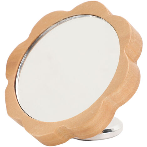 Coffee Machine Reflective Mirror Extraction Coffee Maker 360 Degree Rotating Visible Observation Mirror Flower Shape Silver Base (1/5)