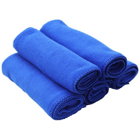 5 PCS Car Wash Towel Portable Versatile Scratch Proof Cleaning Cloth Drying Towel for Home Truck Motorcycle (1/5)