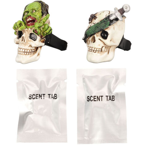2Pcs Car Skull Freshener Clip Universal Design Resin Car Air Fresheners Vent Clips Decor (1/5)