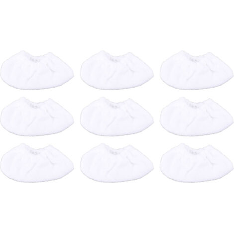 9 Pcs Steam Mop Replacement Pads Reusable Washable Microfiber Steam Cleaner Mop Pads (1/5)