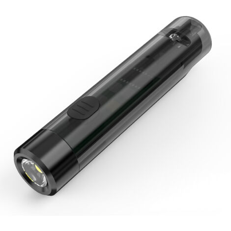 Portable LED Flashlight Mini Pocket Flashlight with Keychain Design Emergency Whistle Waterproof Shockproof for Outdoor Activities Camping Hiking (1/5)