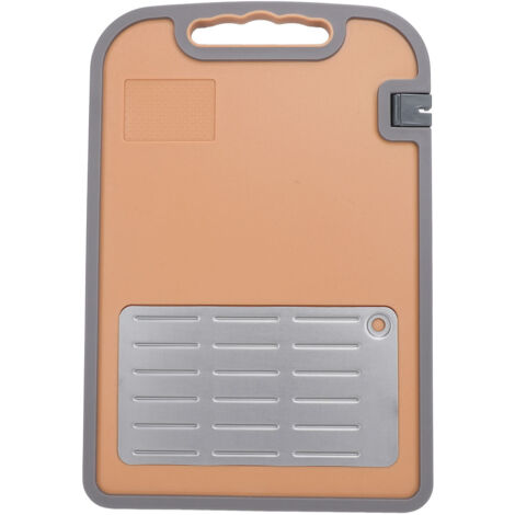 Defrosting Tray Cutting Board Food Grade Non Slip Double Sided Cutting Board for Meat Vegetables M (1/5)