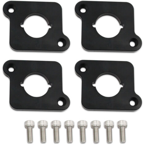 Billet Coilpack Adapter Plates 1.8T to 2.0TFSI Replacement for VW Golf GTI Jetta Beetle Passat Replacement for Audi A3 A4 A6 TT, Black (1/5)