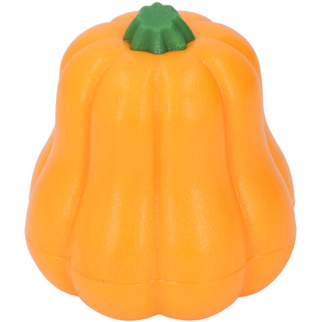Dog Chew Toy Bite Resistance Squeaky Sound Simulated Food Multifunctional Pet Toy for Teeth Cleaning Retrieving Training Pumpkin (1/5)