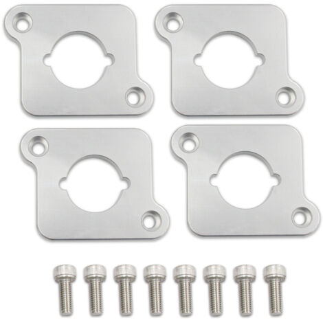 Billet Coilpack Adapter Plates 1.8T to 2.0TFSI Replacement for VW Golf GTI Jetta Beetle Passat Replacement for Audi A3 A4 A6 TT, Silver (1/5)