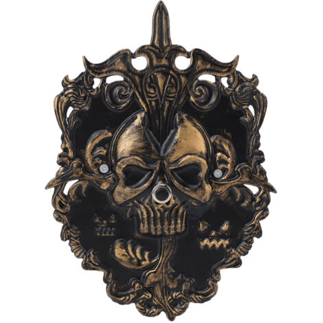Decorative Doorbell Antique Scary Skeleton Doorbell with Sound for Door Decoration Party Prop (1/5)