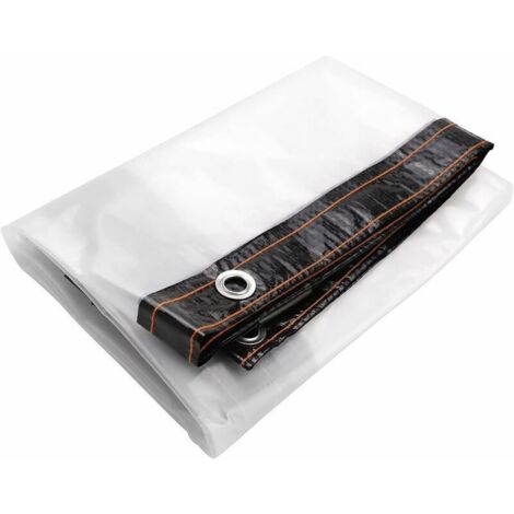 Dekzeilen, Heavy Duty Clear Waterdicht Tarp met Doorvoertules