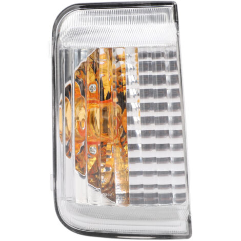 Side Mirror Indicator Turn Signal Light Housing Clear PC Lens Door Wing Mirror Indicator Signal Light Cover for Ducato 2006 to 2024 Left: 6325H0, 71748252, 71748254