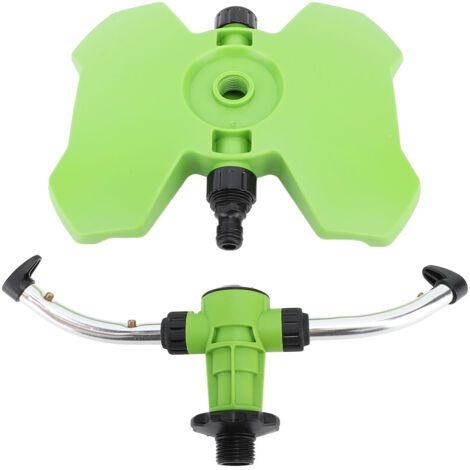 Lawn Sprinkler Garden Sprinkler Automatic 2 Arm Rotating Irrigation Grass Water Sprinkler System Imitation Raindrop for Yard (1/5)