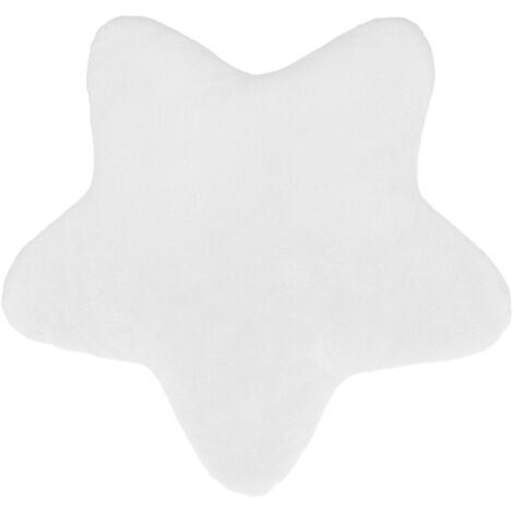 Star Shaped Pillow Soft Cute Decorative Stuffed Throw Pillow Plush Toy for Sofa Bedroom Car 19.6 Inch White (1/5)