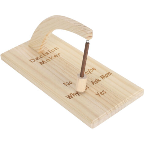 Wooden Magnetic Decision Maker Innovative Oscillating Magnetic Selector Swing to Find Answer for Indecisive Person Type 2 (1/5)