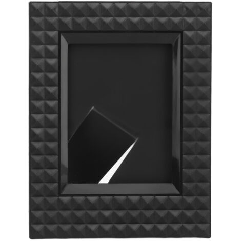 3 Inch Photo Frame Decorative Standing Picture Frame Mini Card Photo Holder for Instax Mini 12 11 9 8 7 Photos Black (1/5)