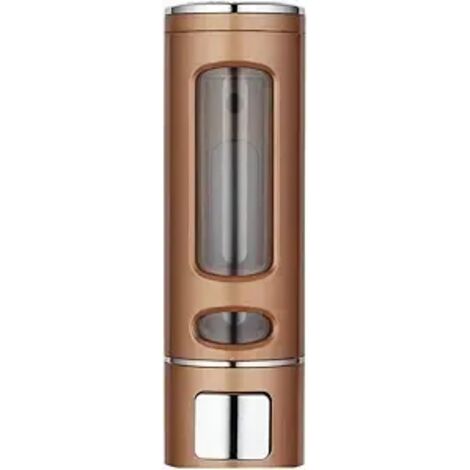 Liquid Soap Dispenser Wall Mount, 1 Chamber Bathroom Shower Pump Dispenser,Press Manually Lotion Soap Dispenser Use for Shampoo, Soap, Conditioner, Shower Gel, for Bathroom Kitchen Hotel (Rose gold)