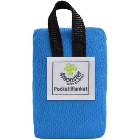 70x110cm Blue Mini Pocket Camping Picnic Blanket,Ultralight Outdoor Beach Mat for Picnic Outdoor