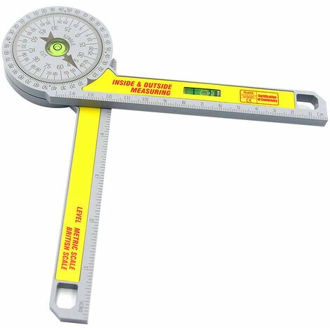 Miter deals saw protractor