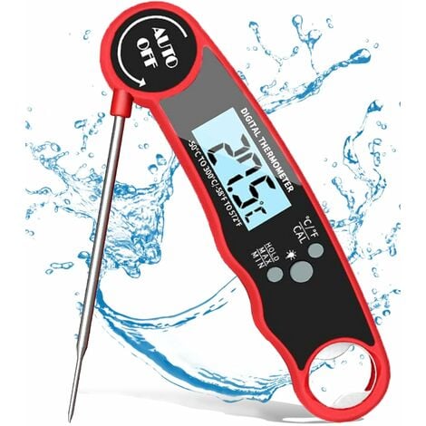 cooking probe thermometer bbq meat chocolate