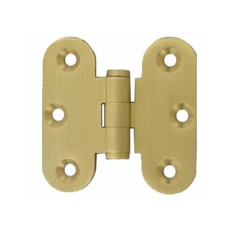 Polished Brass Butterfly Hinge | Pack of 2 | Cabinet, Cupboard Door, Box  Furniture Hardware | UA-262-HPB