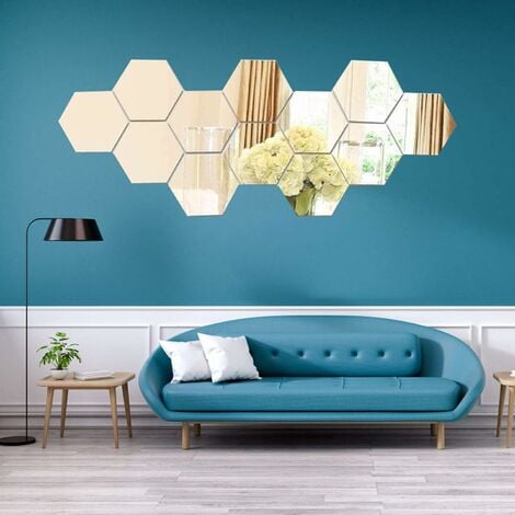Acrylic Peel and Stick Mirrors for Wall 12 packs