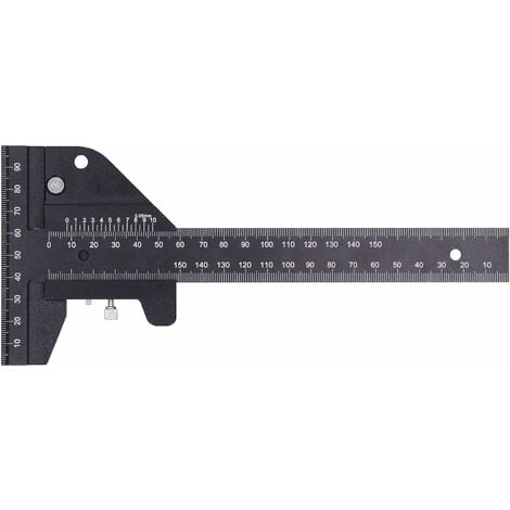 Straight Ruler Aluminum Alloy T-Type Scribing Ruler Measuring Tool for ...