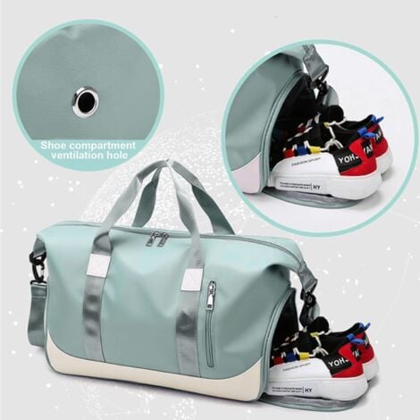 Mens gym backpack with clearance shoe compartment