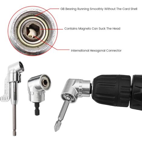 Right Angle Drill Bit, 105 Degree Angled Right Angle Screwdriver