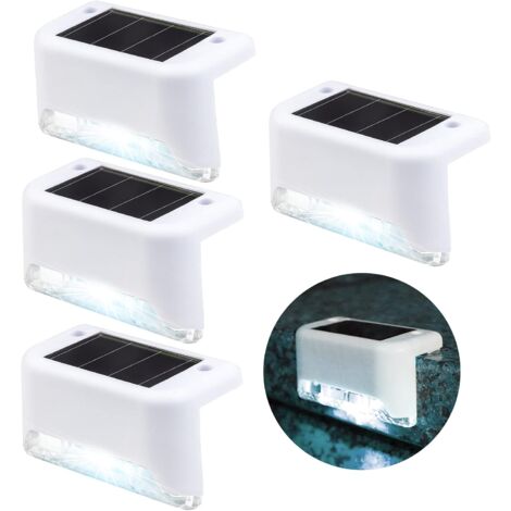 GROOFOO Walking lamps, LED solar wall lights, waterproof stairs lamps ...