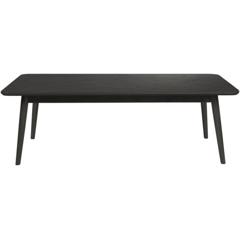 Table basse design, Table basse rectangulaire Fabio Noir en Wood, BOITE A DESIGN (1/5)