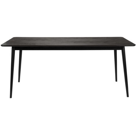 Table Design, Table de repas 160 x 80 cm Fabio Noir en Wood, BOITE A DESIGN (1/5)