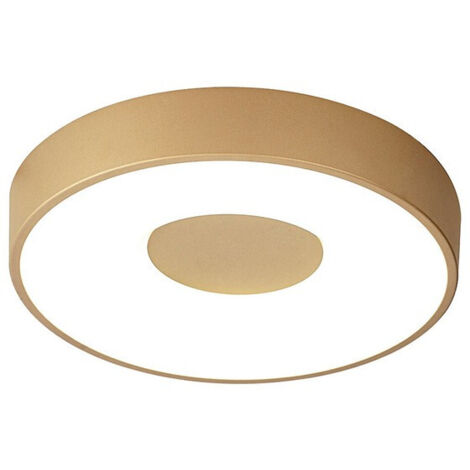 Plafonnier design, Lampe de plafond Coin LED Or en Plastique, MANTRA (1/5)